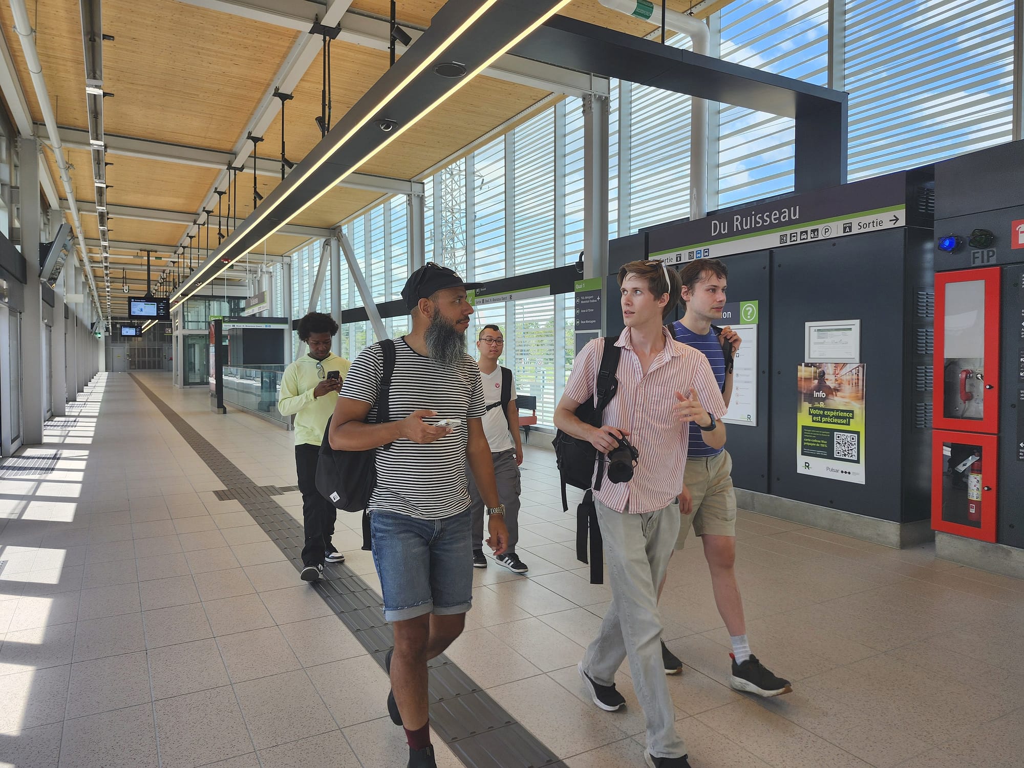 Pictures of the Transit-Oriented Disappointment mission around the REM