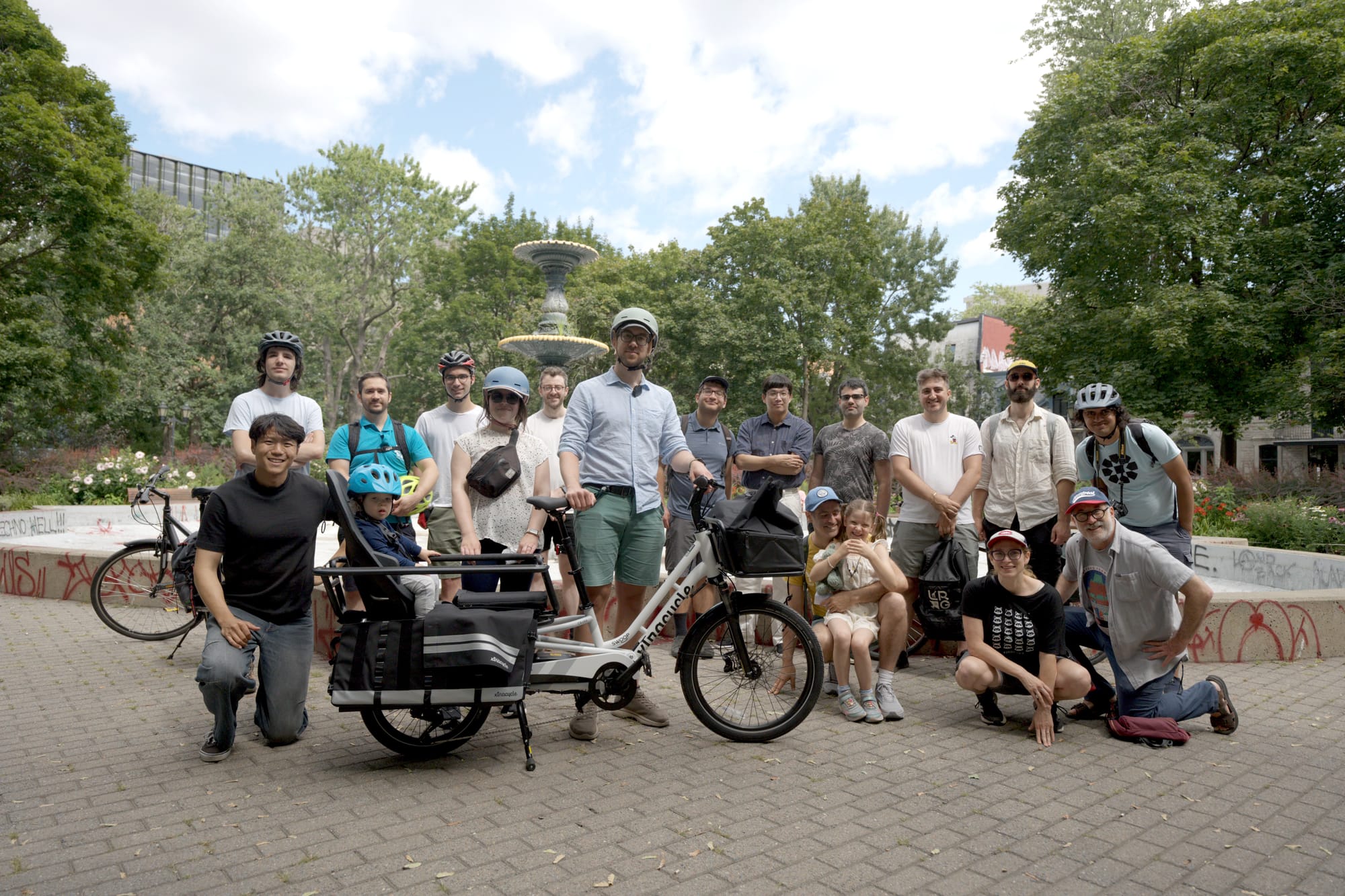 Picture of the Precious Cargo group ride